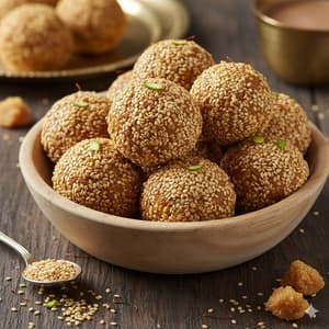 White Sesame (White Till) Laddu
