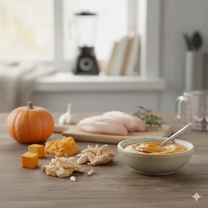 Pumpkin Chicken Puree for Babies